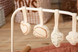 Childhome Baby Gym Figuurtjes - Canvas - Set Van 4^ Speeltjes