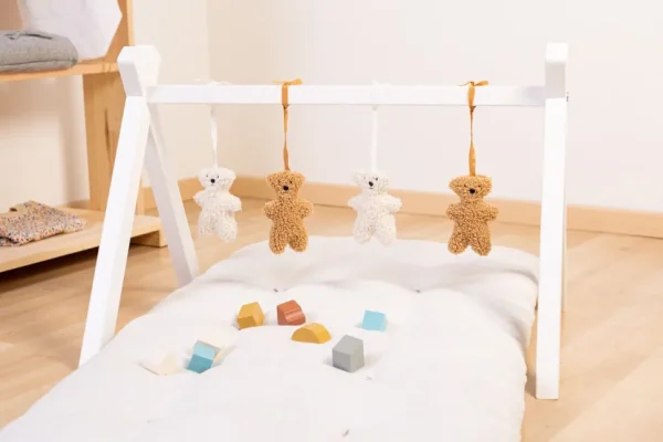 Childhome Baby Gym Figuurtjes - Teddy - Set Van 4^ Speeltjes