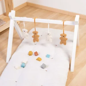 Childhome Baby Gym Figuurtjes - Teddy - Set Van 4^ Speeltjes