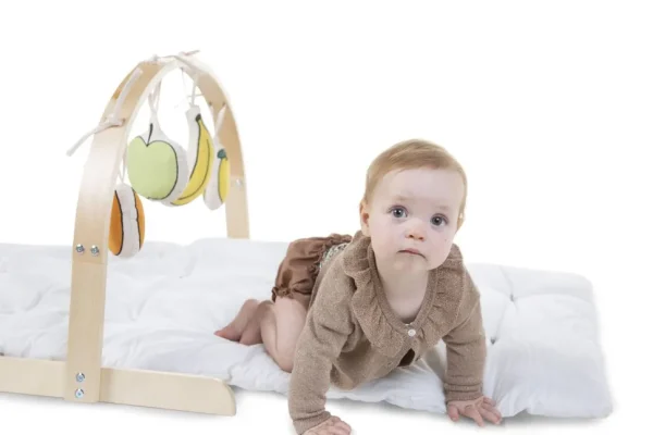 Childhome Baby Gym Universeel Rond - Hout - Naturel^ Baby Gyms & Mobiel