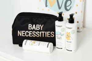 Childhome Baby Necessities Toilettas - Zwart Goud^ Baby Necessities