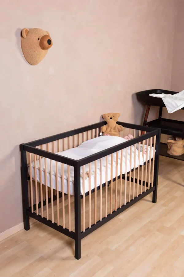 Childhome Babydeken - 80X100 Cm - Jersey Melange Beige / Mousseline Teddy^ Dekens