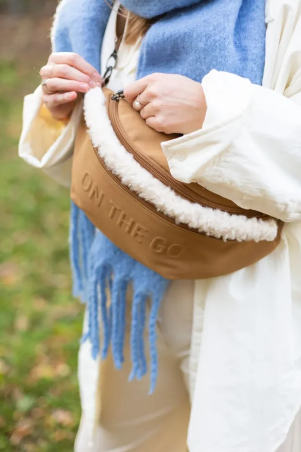 Childhome Banana Bag On The Go Heuptas - Suede-Look^ Banana Bag