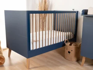 Childhome Bold Blue - Meegroeibed - 70X140 Cm + Zijlatten^ Peuter- & Babybedden