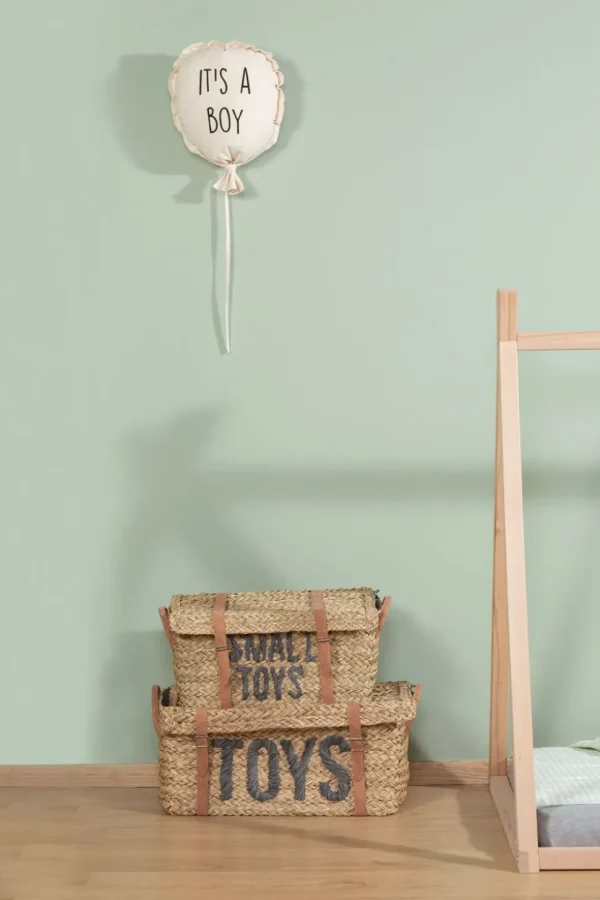 Childhome Canvas Ballon - It'S A Boy - Muurdecoratie - 35X26X8 Cm^ Muurdeco Items