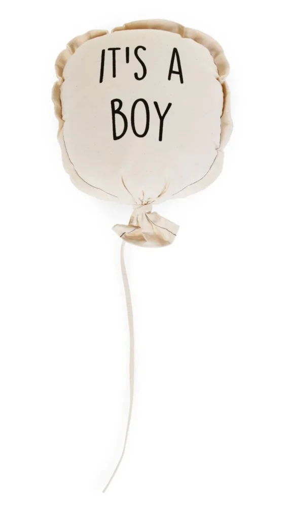 Childhome Canvas Ballon - It'S A Boy - Muurdecoratie - 35X26X8 Cm^ Muurdeco Items