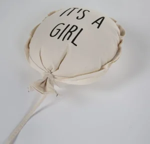 Childhome Canvas Ballon - It'S A Girl - Muurdecoratie - 35X26X8 Cm^ Muurdeco Items