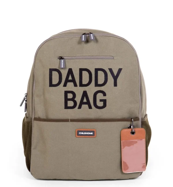 Childhome Daddy Bag Verzorgingsrugzak - Canvas - Kaki^ Daddy Bag