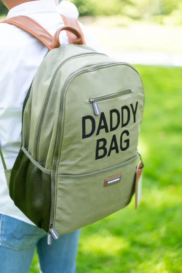 Childhome Daddy Bag Verzorgingsrugzak - Canvas - Kaki^ Daddy Bag