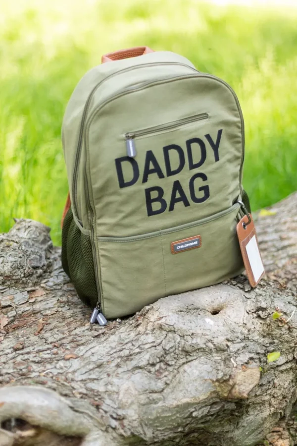 Childhome Daddy Bag Verzorgingsrugzak - Canvas - Kaki^ Daddy Bag