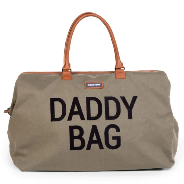 Childhome Daddy Bag Verzorgingstas - Canvas - Kaki^ Daddy Bag