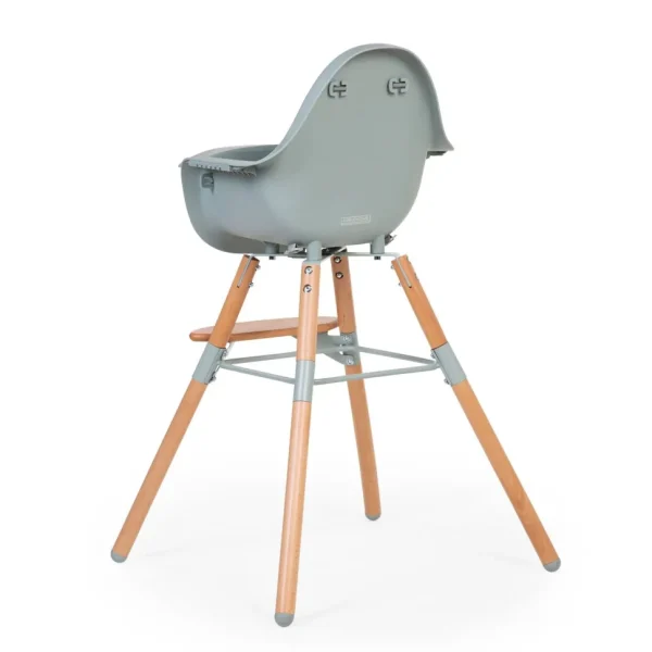 Childhome Evolu Kinderstoel - Verstelbaar In Hoogte (50-75 Cm/*90 Cm) - Naturel Munt^ Evolu