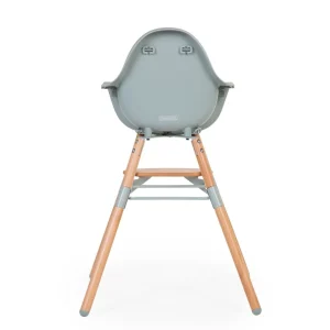 Childhome Evolu Kinderstoel - Verstelbaar In Hoogte (50-75 Cm/*90 Cm) - Naturel Munt^ Evolu