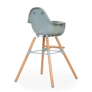 Childhome Evolu Kinderstoel - Verstelbaar In Hoogte (50-75 Cm/*90 Cm) - Naturel Munt^ Evolu