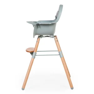 Childhome Evolu Kinderstoel - Verstelbaar In Hoogte (50-75 Cm/*90 Cm) - Naturel Munt^ Evolu