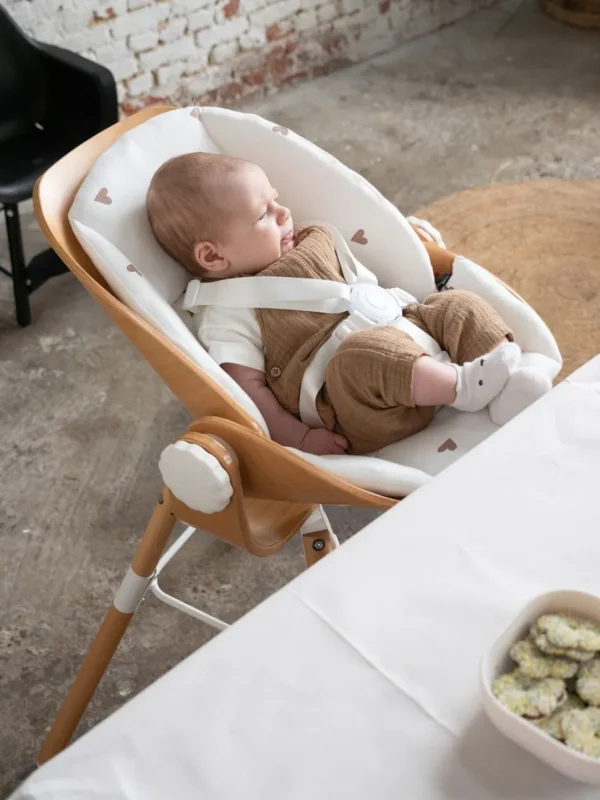 Childhome Evolu Newborn Comfortkussen - Jersey - Hearts^ Evolu Newborn Seat