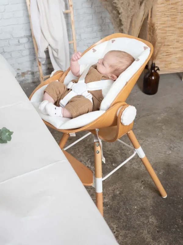 Childhome Evolu Newborn Comfortkussen - Jersey - Hearts^ Evolu Newborn Seat