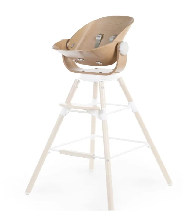 Childhome Evolu Newborn Seat Voor Evolu 2 + One.80° - Hout - Naturel Wit^ Evolu Newborn Seat