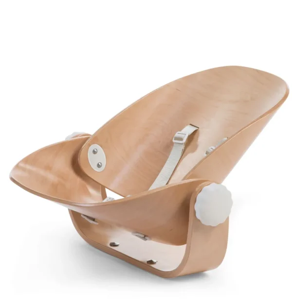 Childhome Evolu Newborn Seat Voor Evolu 2 + One.80° - Hout - Naturel Wit^ Evolu Newborn Seat