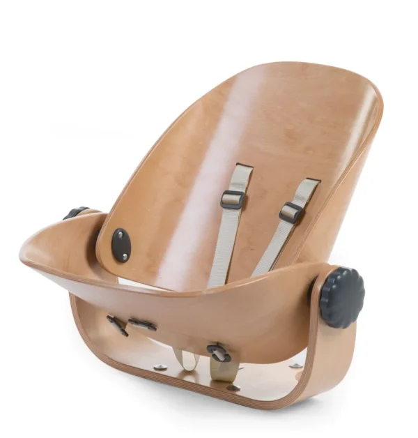 Childhome Evolu Newborn Seat Voor Evolu 2 + One.80° - Hout - Naturel Antraciet^ Evolu Newborn Seat