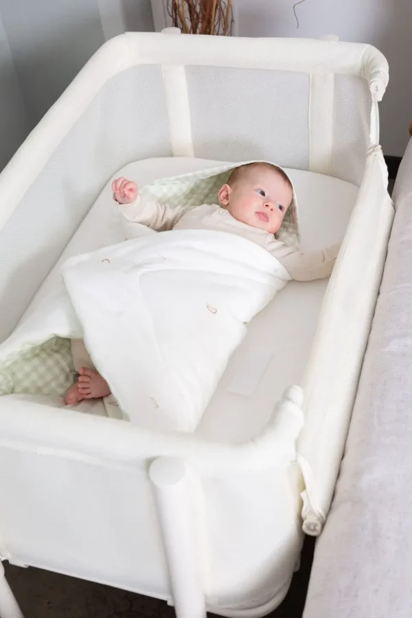 Childhome Evolux Cosleeper - Naturel Wit^ Wiegen & Bedkant Wiegen