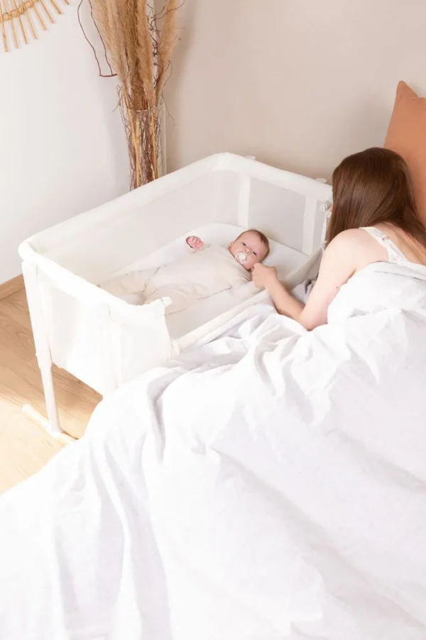 Childhome Evolux Cosleeper - Naturel Wit^ Wiegen & Bedkant Wiegen