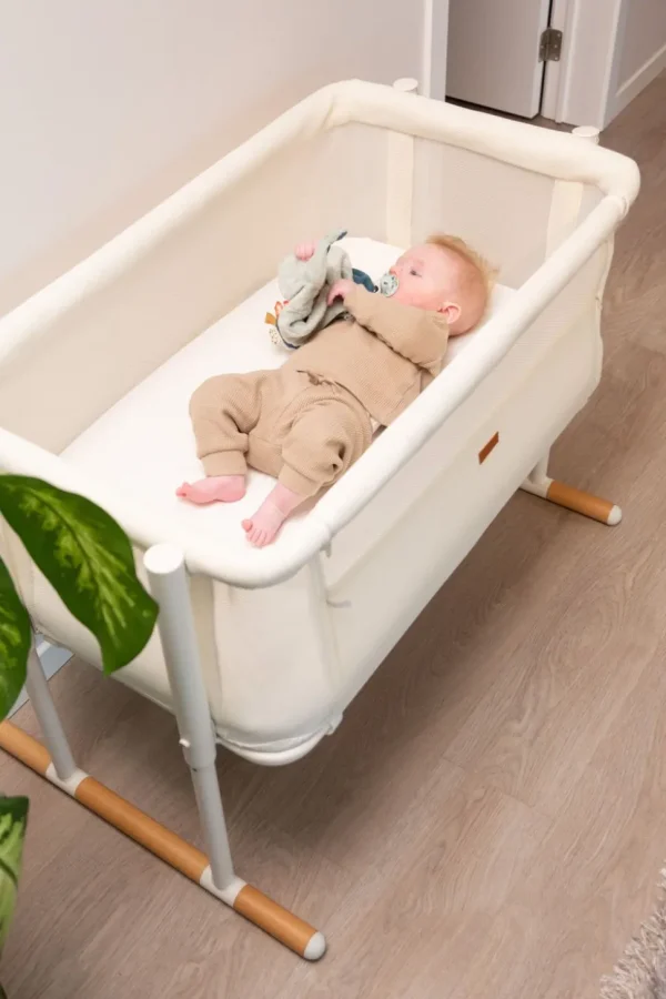 Childhome Evolux Cosleeper - Naturel Wit^ Wiegen & Bedkant Wiegen