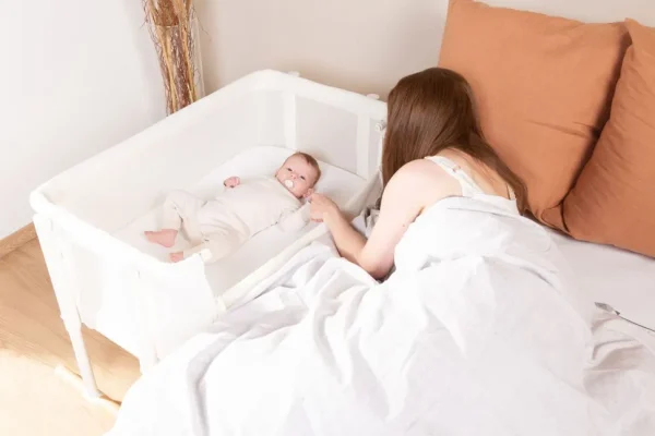 Childhome Evolux Cosleeper - Naturel Wit^ Wiegen & Bedkant Wiegen