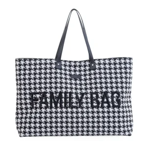 Childhome Family Bag Pied De Poule - Zwart^ Family Bag