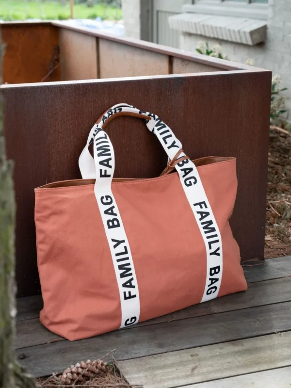 Childhome Family Bag Verzorgingstas - Signature - Canvas - Terracotta^ Signature Collection