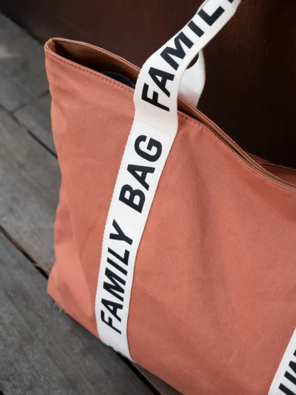 Childhome Family Bag Verzorgingstas - Signature - Canvas - Terracotta^ Signature Collection