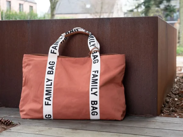 Childhome Family Bag Verzorgingstas - Signature - Canvas - Terracotta^ Signature Collection