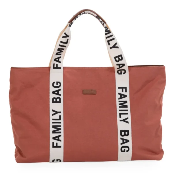 Childhome Family Bag Verzorgingstas - Signature - Canvas - Terracotta^ Signature Collection