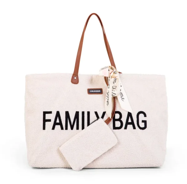 Childhome Family Bag Verzorgingstas - Teddy Ecru^ Family Bag