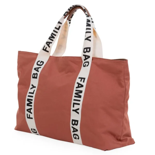 Childhome Family Bag Verzorgingstas - Signature - Canvas - Terracotta^ Signature Collection