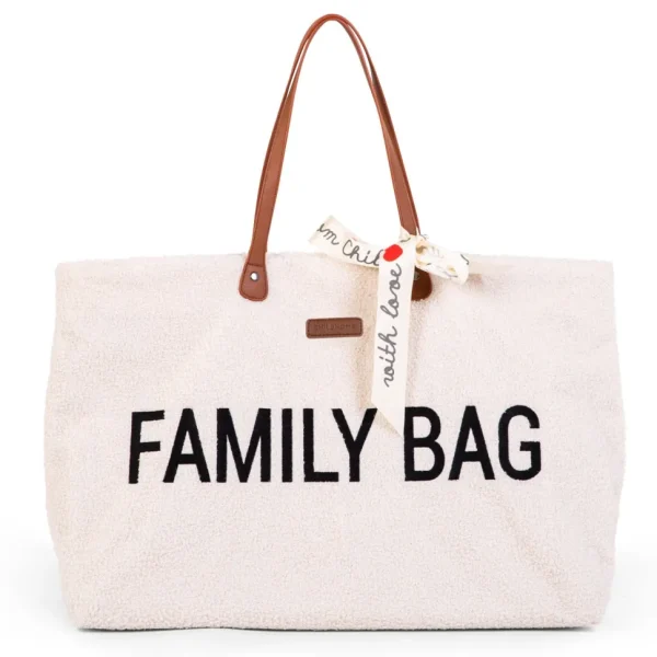 Childhome Family Bag Verzorgingstas - Teddy Ecru^ Family Bag