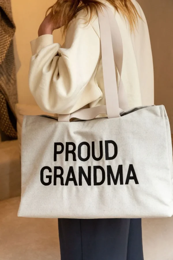 Childhome Grandma Bag - Canvas - Ecru^ Grandparents Bag