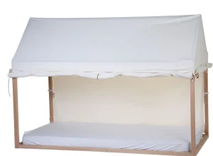 Childhome Huis Bed Cover - 90X200 Cm - Wit^ Accessoires