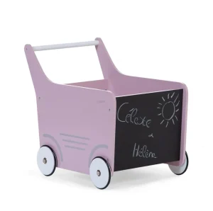 Childhome Loopwagen - Hout - Roze^ Loopwagens