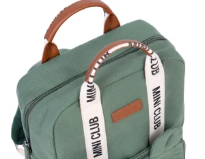 Childhome Mini Club Kinderrugzak - Signature - Canvas - Groen^ Kids Bags