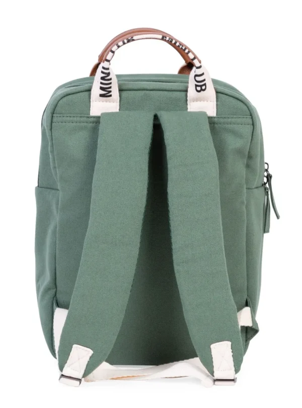 Childhome Mini Club Kinderrugzak - Signature - Canvas - Groen^ Kids Bags