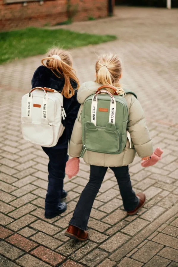 Childhome Mini Club Kinderrugzak - Signature - Canvas - Groen^ Kids Bags