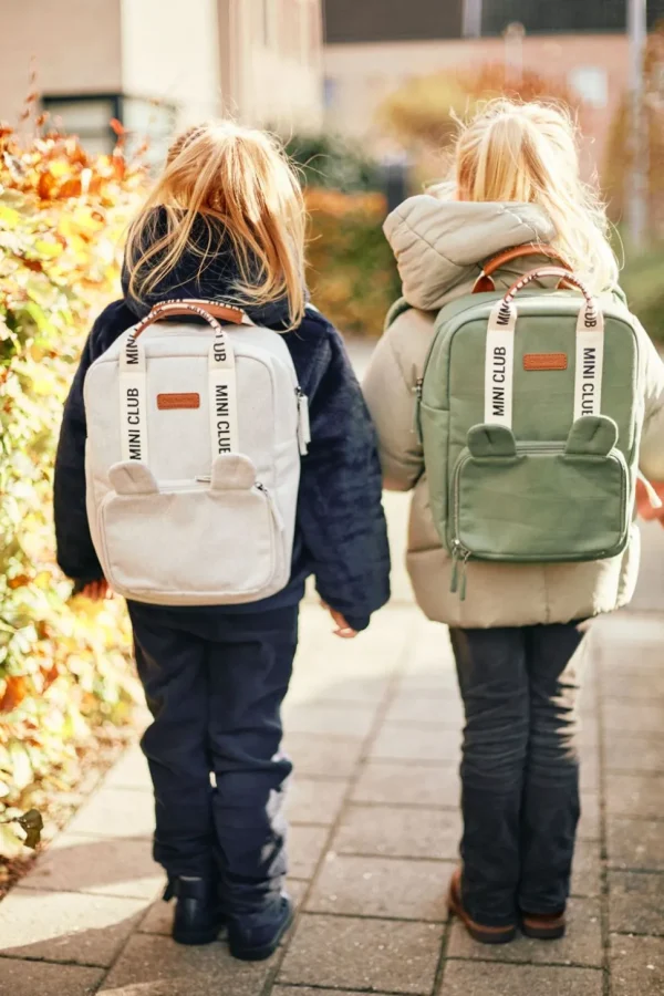 Childhome Mini Club Kinderrugzak - Signature - Canvas - Groen^ Kids Bags