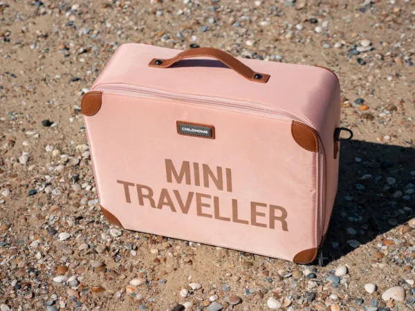 Childhome Mini Traveller Kinderkoffer - Roze Koper^ Kids Bags