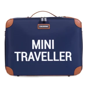 Childhome Mini Traveller Kinderkoffer - Navy Wit^ Kids Bags