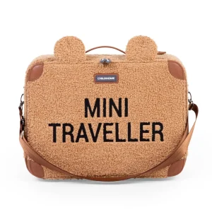 Childhome Mini Traveller Kinderkoffer - Teddy Brown^ Kids Bags