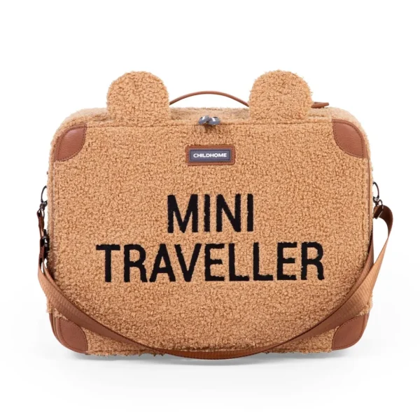 Childhome Mini Traveller Kinderkoffer - Teddy Brown^ Kids Bags