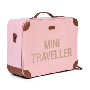 Childhome Mini Traveller Kinderkoffer - Roze Koper^ Kids Bags