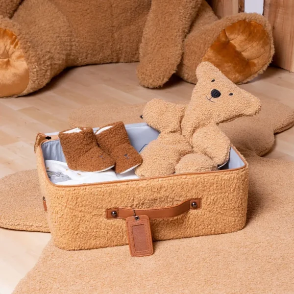 Childhome Mini Traveller Kinderkoffer - Teddy Brown^ Kids Bags