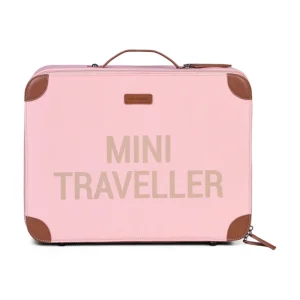 Childhome Mini Traveller Kinderkoffer - Roze Koper^ Kids Bags